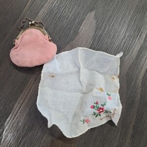 Pleasant Company Samantha Parkington Coin Purse And Hankerchief